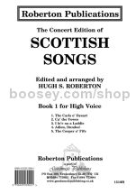 Scottish Songs, Book 1 for high voice & piano