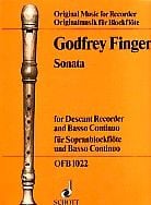 Sonata for descant recorder & basso continuo