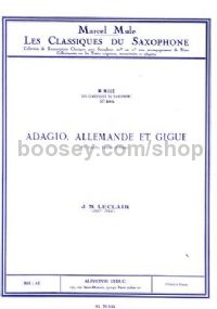 Sonata No.1: Adagio, Allemande & Gigue (Arr. Alto Saxophone)