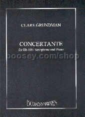 Concertante (Alto Saxophone & Piano)