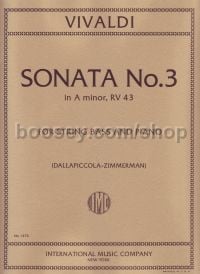 Sonata no.3 in A minor RV 43 (for double bass)