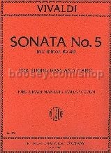 Sonata No5 Emin Double Bass 