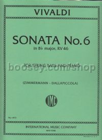 Sonata No. 6 in B-flat major, RV 46 - Double Bass & Piano