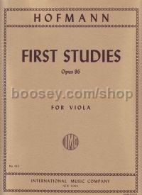 First Studies Op. 86 viola