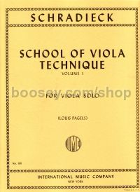 School of Viola Technique vol.1