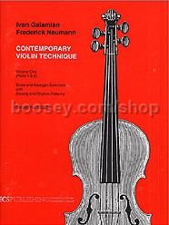 Contemporary Violin Technique vol.1