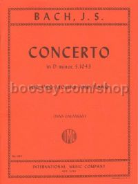 Concerto Dmin 2 Violin BWV1043