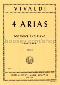 4 Arias Italian (High Voice)