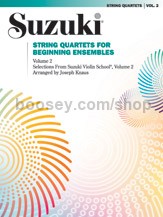 String Quartets for Beginning Ensembles, Vol. 2