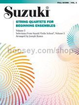 String Quartets for Beginning Ensembles, Vol. 3