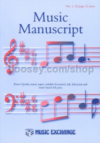 Music Manuscript No1 (32 Page 12 Stave)