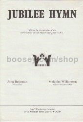 Jubilee Hymn words by John Betjeman (SATB)