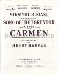 Sirs Your Toast from Carmen (key: F)