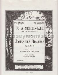 To A Nightingale (key: E)