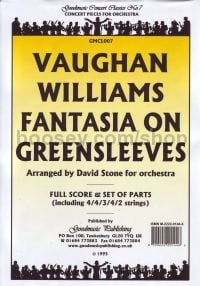 Fantasia On Greensleeves for amateur orchestra (score & parts)