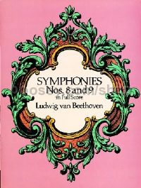 Symphony No.8 & No9 (Dover Full Scores)