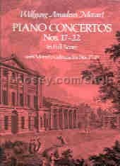 Piano Concertos Nos 17-22 (Dover Full Scores)