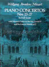 Piano Concertos Nos 23-27 vol.2 (Dover Full Scores) 