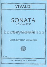 Sonata A Minor Fxiv/3 Cello 