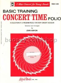 Basic Training Concert Time Folio, french Horn 