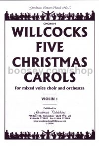 Five Christmas Carols (violin 1 Part) 