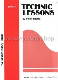 Piano Library Technic Lessons Level 4