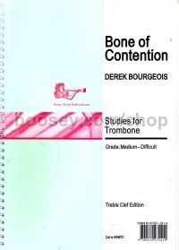 Bone of Contention, Op. 112 for trombone (treble clef)