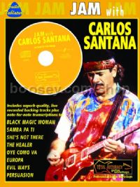Jam With Santana (Book & CD) (Guitar Tablature)