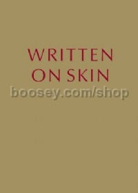 Written on Skin (Full Score) (CASED)