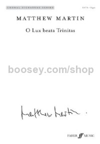 O Lux beata Trinitas SATB (Choral Signature Series)