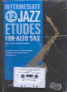 12 Intermediate Jazz Etudes Alto Sax Cd  