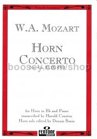 Horn Concerto K495 No.4 in Eb major (horn in Eb)