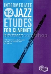 12 Intermediate Jazz Etudes for Clarinet (Book)