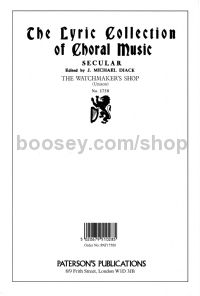 Watchmaker's Shop  Unison Song