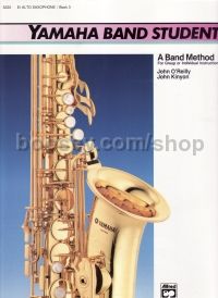 Yamaha Band Student Saxophone Eb Alto Book 3 
