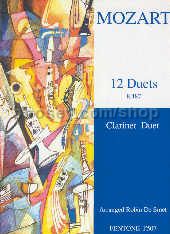 12 Duets K487 Clarinet