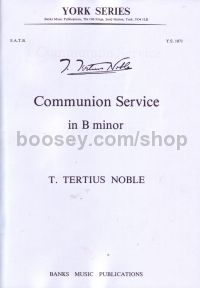 Communion Service In B Minor SATB 