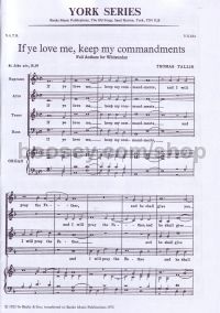If Ye Love Me Keep My Commandments Tallis SATB 