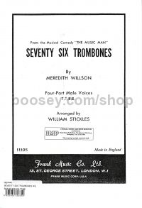 Seventy Six Trombones (TTBB)