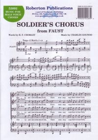 Soldiers Chorus From Faust TTBB