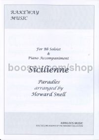 Sicilienne (Bb Instrument & Piano) Bass/Treble edition