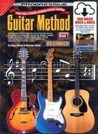 Progressive Guitar Method 1 Beginner Book & CD 