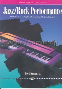Alfred Basic Piano Jazz/rock Performance Level 4  