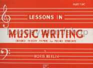 Lessons In Music Writing Pt 2 