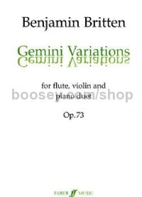 Gemini Variations, Op.79 (Violin, Flute & Piano Duet)