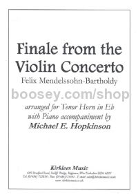 Finale Violin Concerto Arr. Tenor Horn & Pn