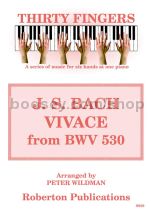 Thirty Fingers: Vivace from BWV 530 for piano 6-hands (CD)