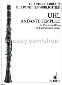 Andante Semplice Clarinet & Piano