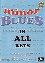 Minor Blues In All Keys Book & CD (Jamey Aebersold Jazz Play-along Vol. 57)