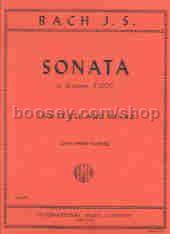 Sonata For Flute Gmin BWV1020